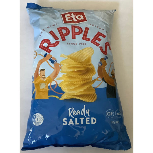 ETA Ripples Ready Salted Chips (GF) The Kiwi Milk Bar