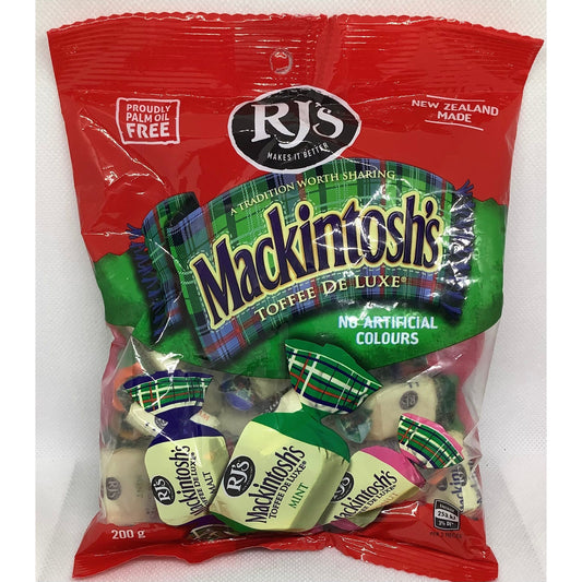RJ’S Macintosh Toffees The Kiwi Milk Bar