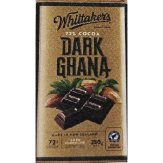 Whittakers Dark Ghana The Kiwi Milk Bar