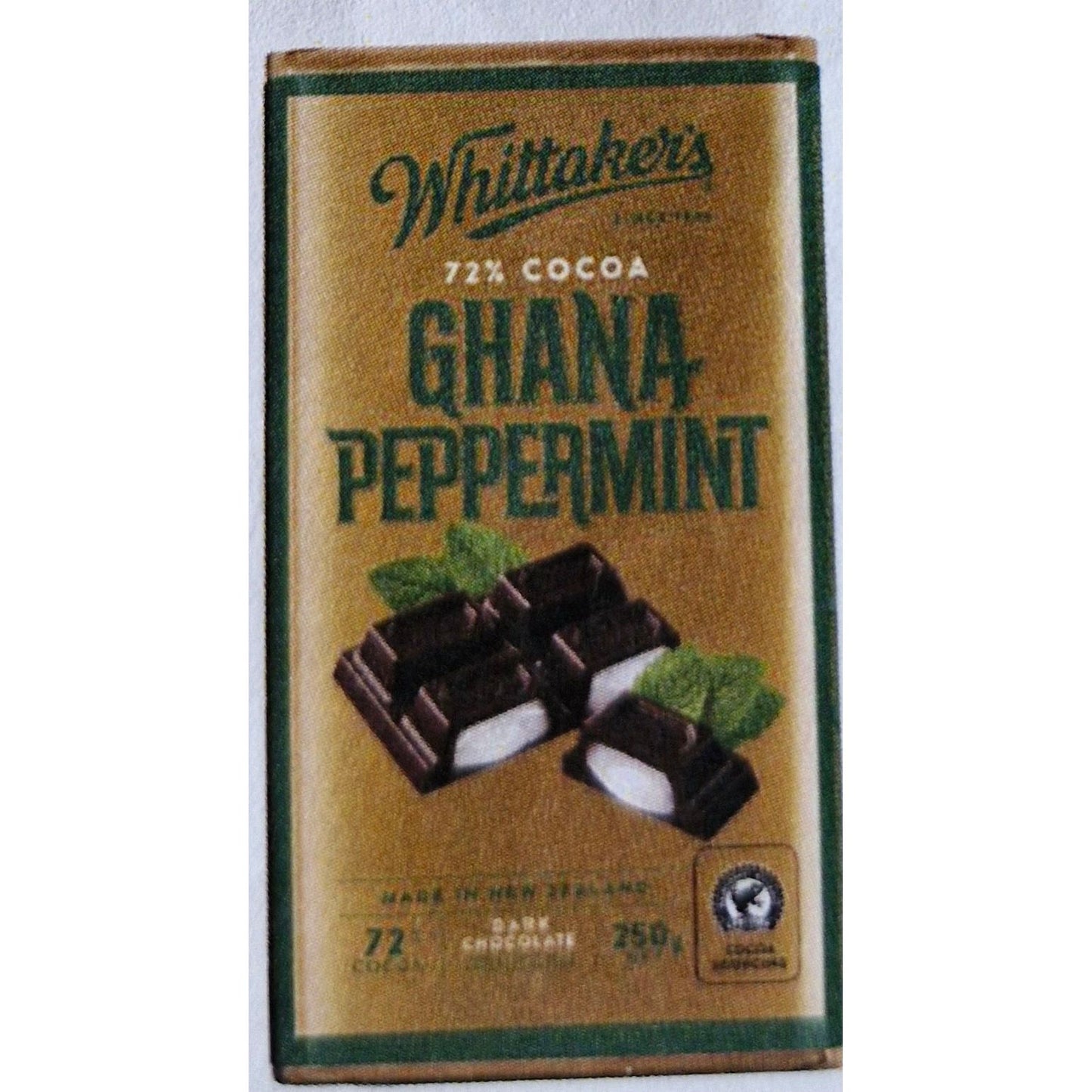 Whittakers Ghana Peppermint The Kiwi Milk Bar