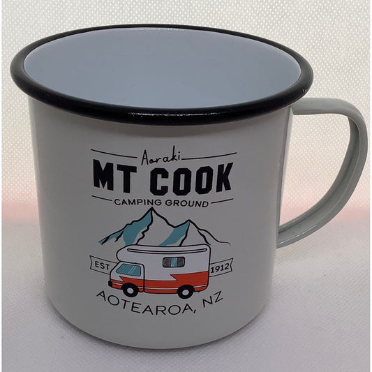 MT Cook Enamel Mug The Kiwi Milk Bar