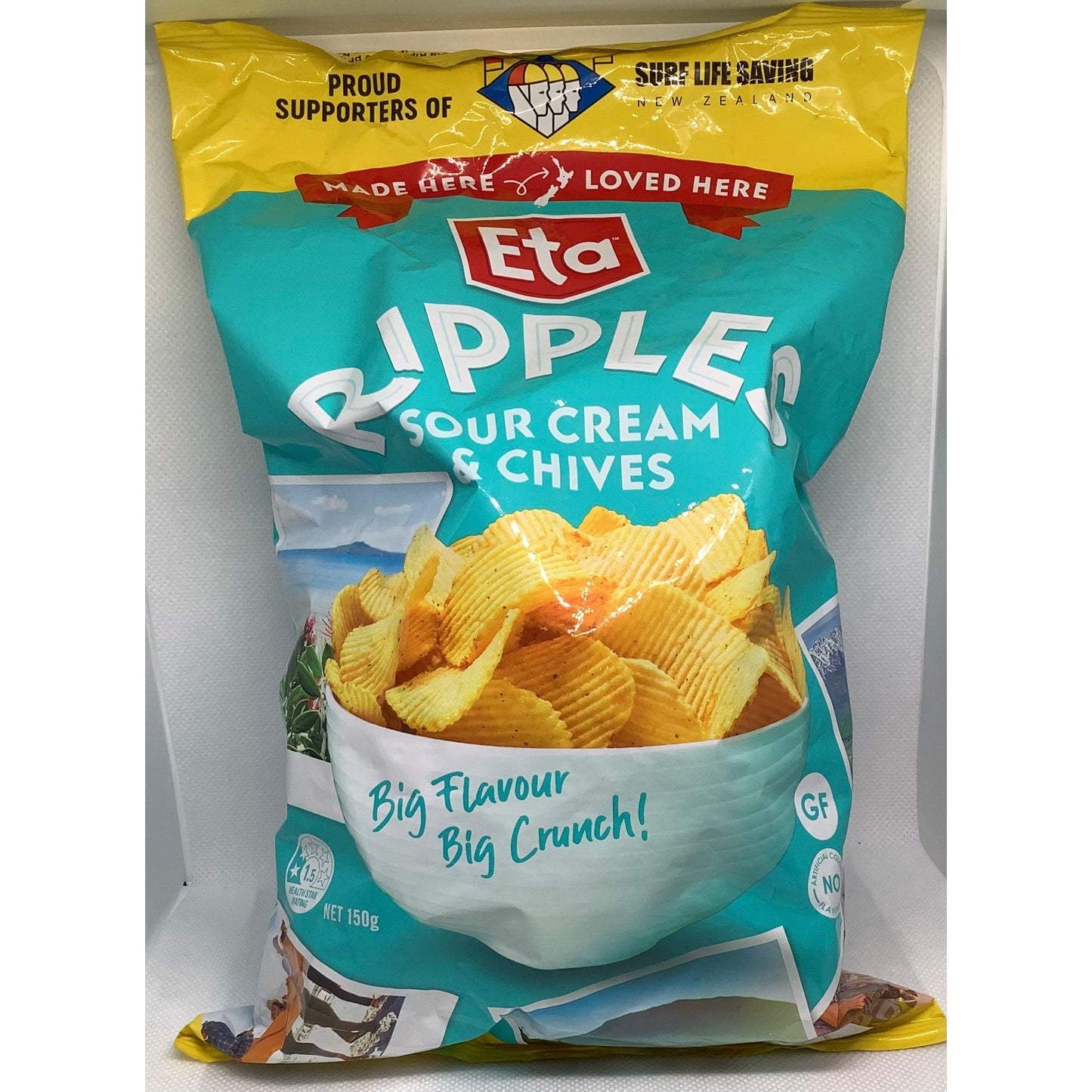 ETA Ripples Sour Cream & Chives (GF) The Kiwi Milk Bar