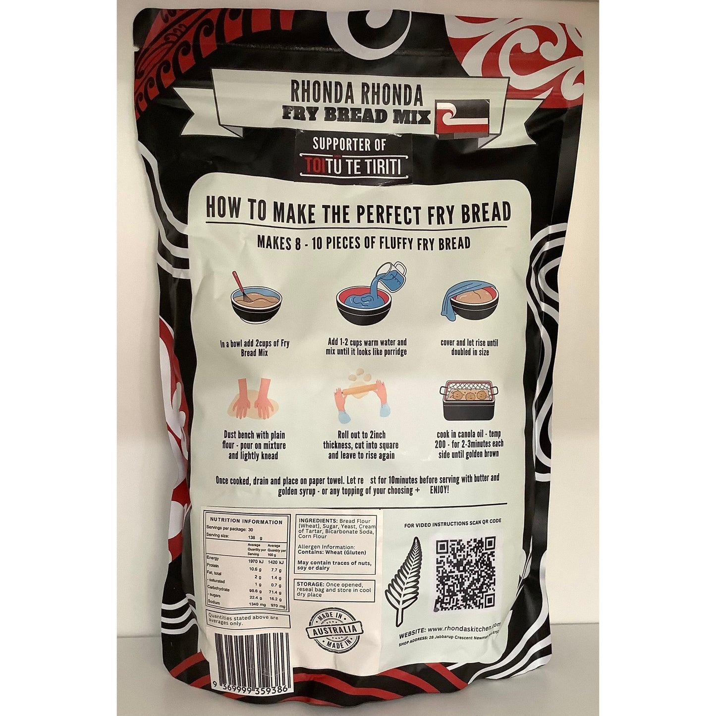 Fry Bread Mix Sweet Edition 1.2kg The Kiwi Milk Bar