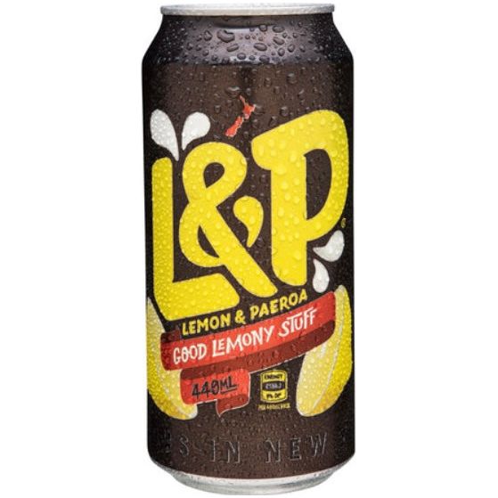 L&P 400ml Can The Kiwi Milk Bar