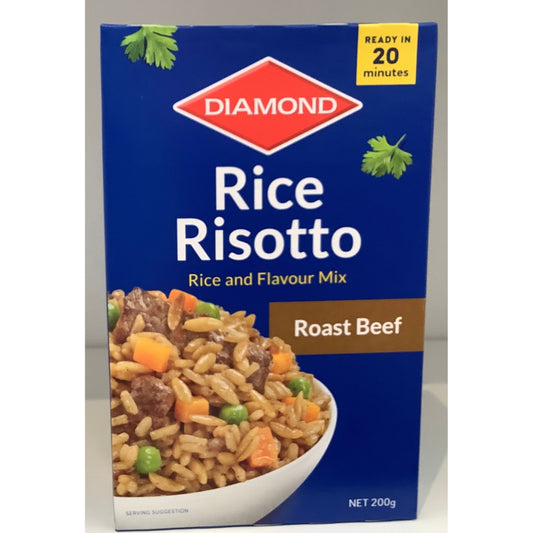 Diamond Rice Risotto Roast Beef 200g Clearance The Kiwi Milk Bar