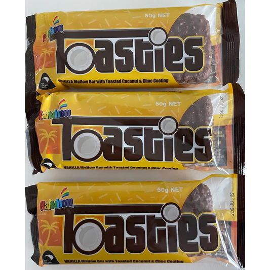 Rainbow Toasties 50g
