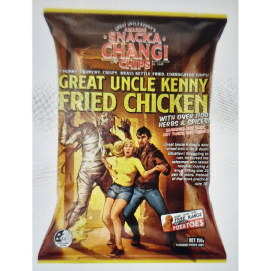 SnackaChangi Fried Chicken Chips 150g The Kiwi Milk Bar