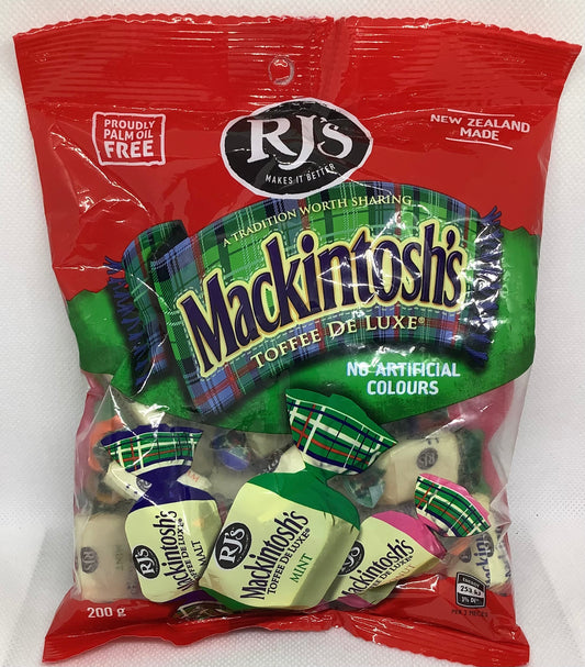 RJ’S Macintosh Toffees The Kiwi Milk Bar