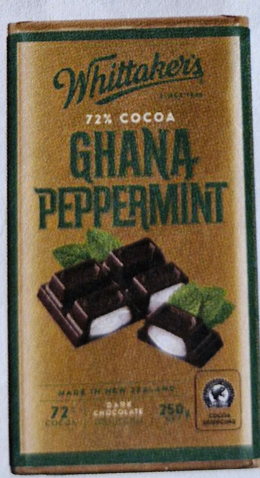 Whittakers Ghana Peppermint The Kiwi Milk Bar