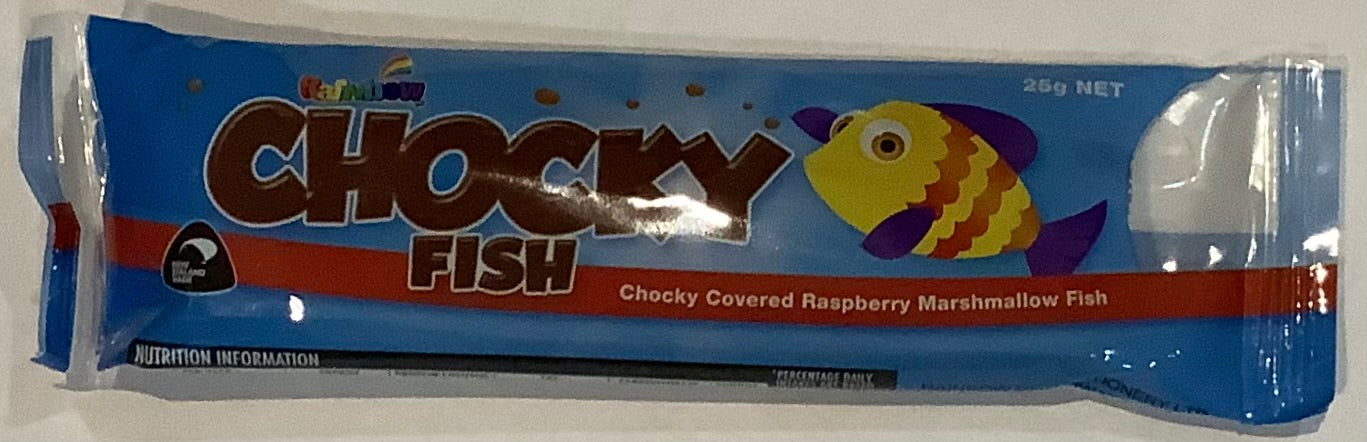 Rainbow Chocky Fish (GF) The Kiwi Milk Bar