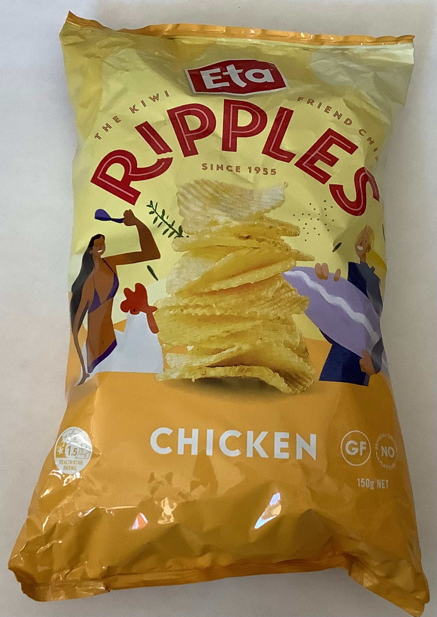 ETA Ripples Chicken Chips (GF) The Kiwi Milk Bar