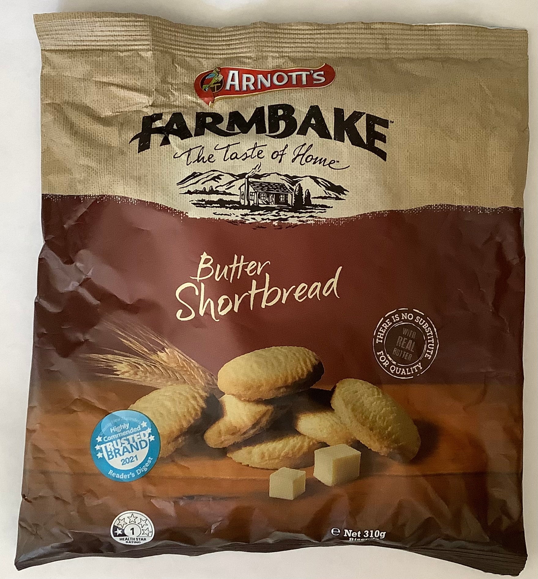 ARNOTT’S FarmBake Butter Shortbread The Kiwi Milk Bar