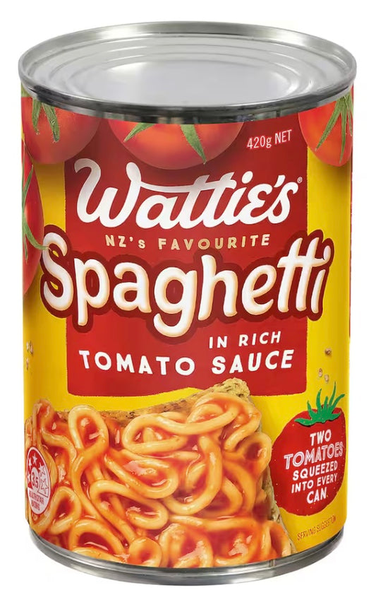 Watties Spagetti The Kiwi Milk Bar