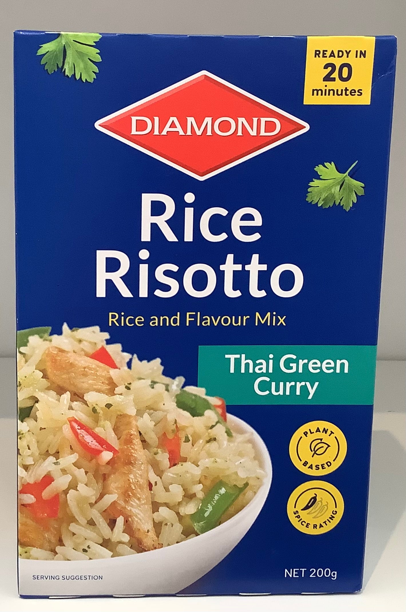 Diamond Rice Risotto Thai Green Curry 200g The Kiwi Milk Bar